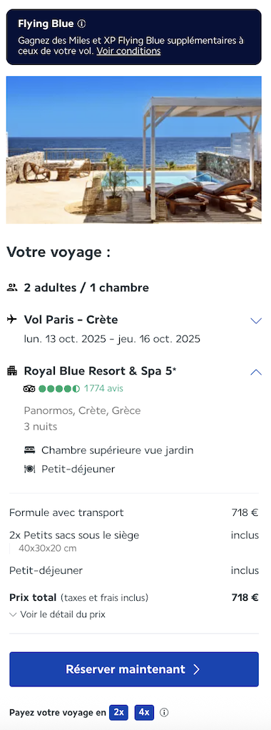 Partner Link lacollectionairfrance_fr_packages_direct