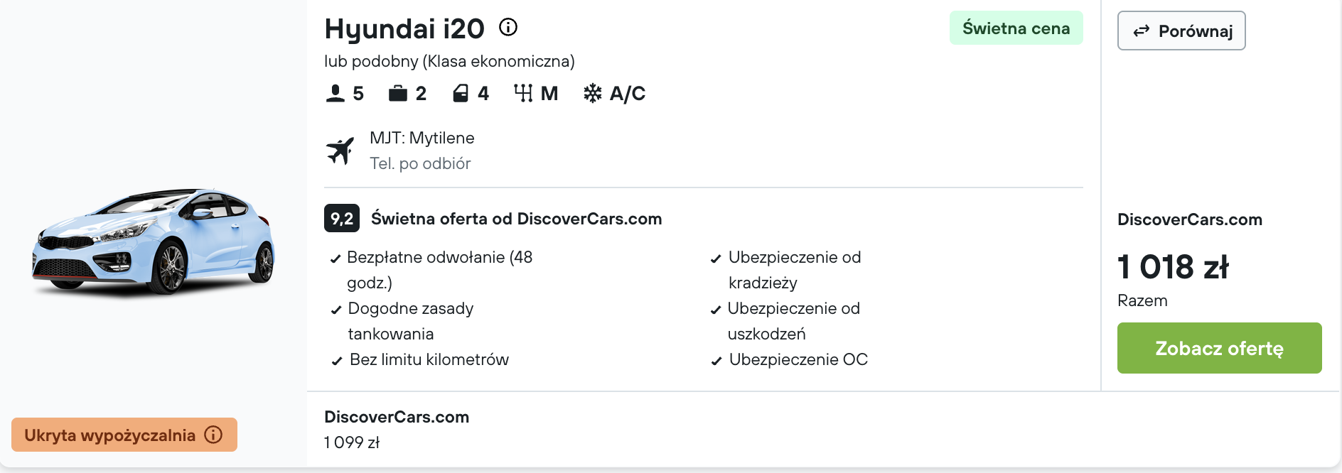 Partner Link kayak_pl_car_wl