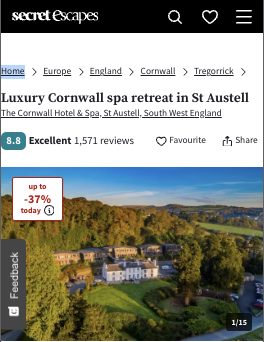 Partner Link secretescapes_uk_packages_direct