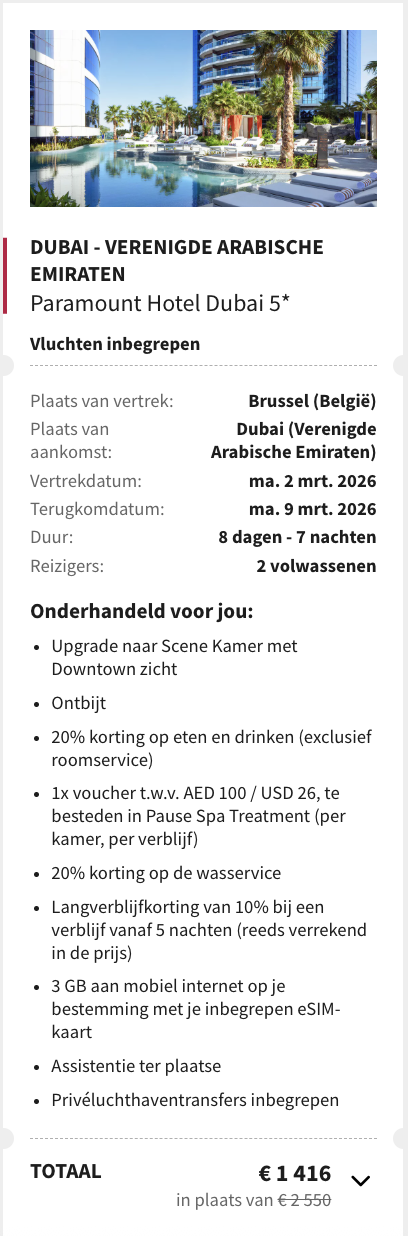 Partner Link voyageprive_nl_packages_direct