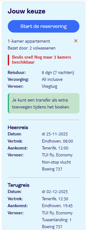 Partner Link tui_nl_packages_affiliate