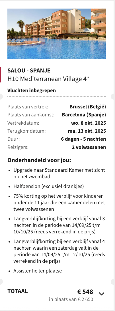 Partner Link voyageprive_nl_packages_direct