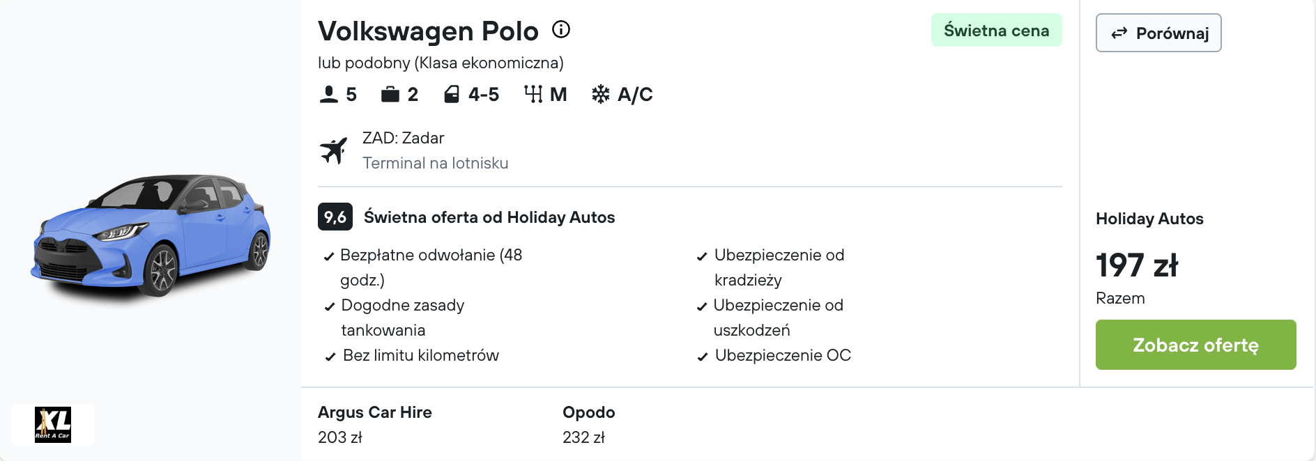 Partner Link kayak_pl_car_wl