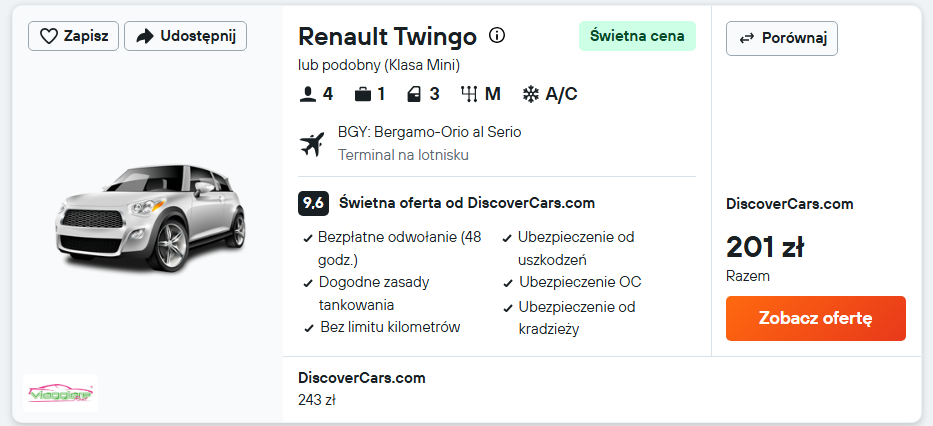 Partner Link kayak_pl_car_wl