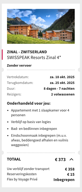 Partner Link voyageprive_nl_packages_direct