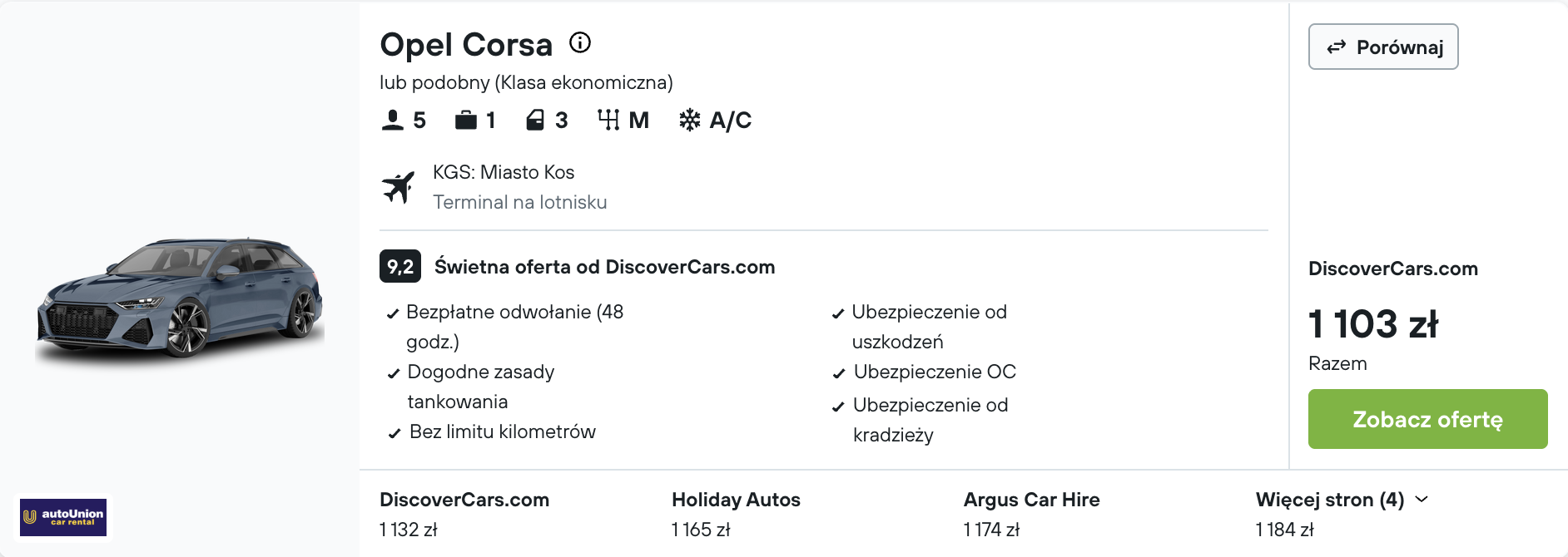 Partner Link kayak_pl_car_wl