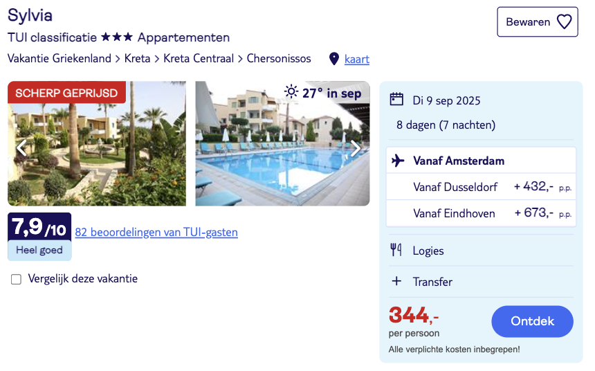 Partner Link tui_nl_packages_affiliate