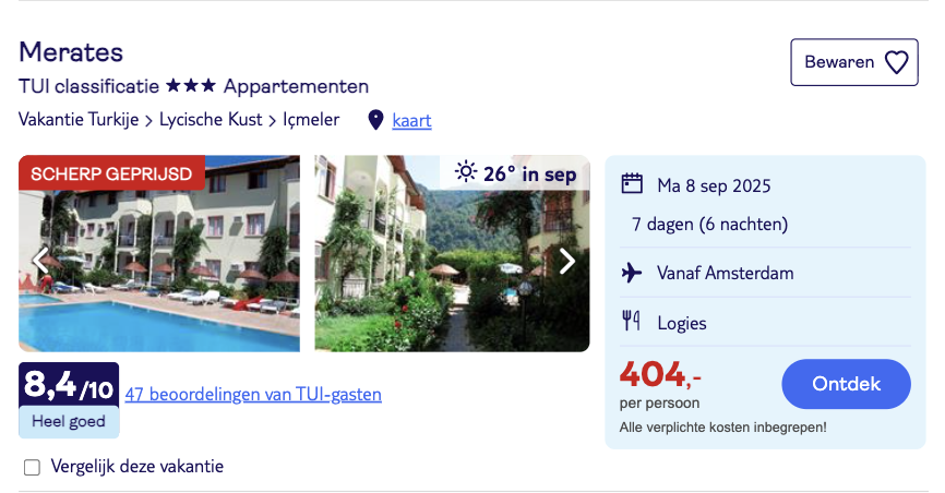 Partner Link tui_nl_packages_affiliate