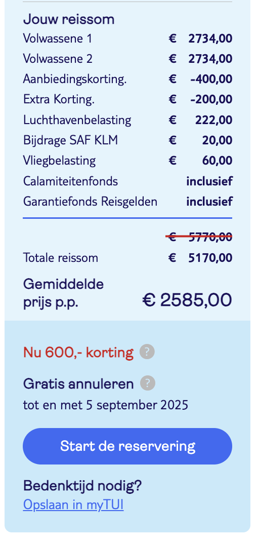 Partner Link tui_nl_packages_affiliate