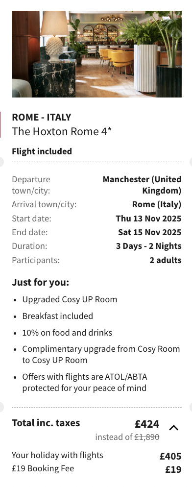 Partner Link voyageprive_uk_packages_direct