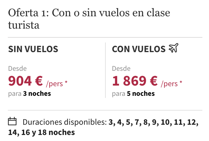 Ver todas las fechas