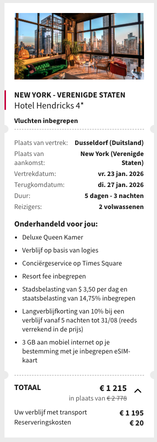 Partner Link voyageprive_nl_packages_direct