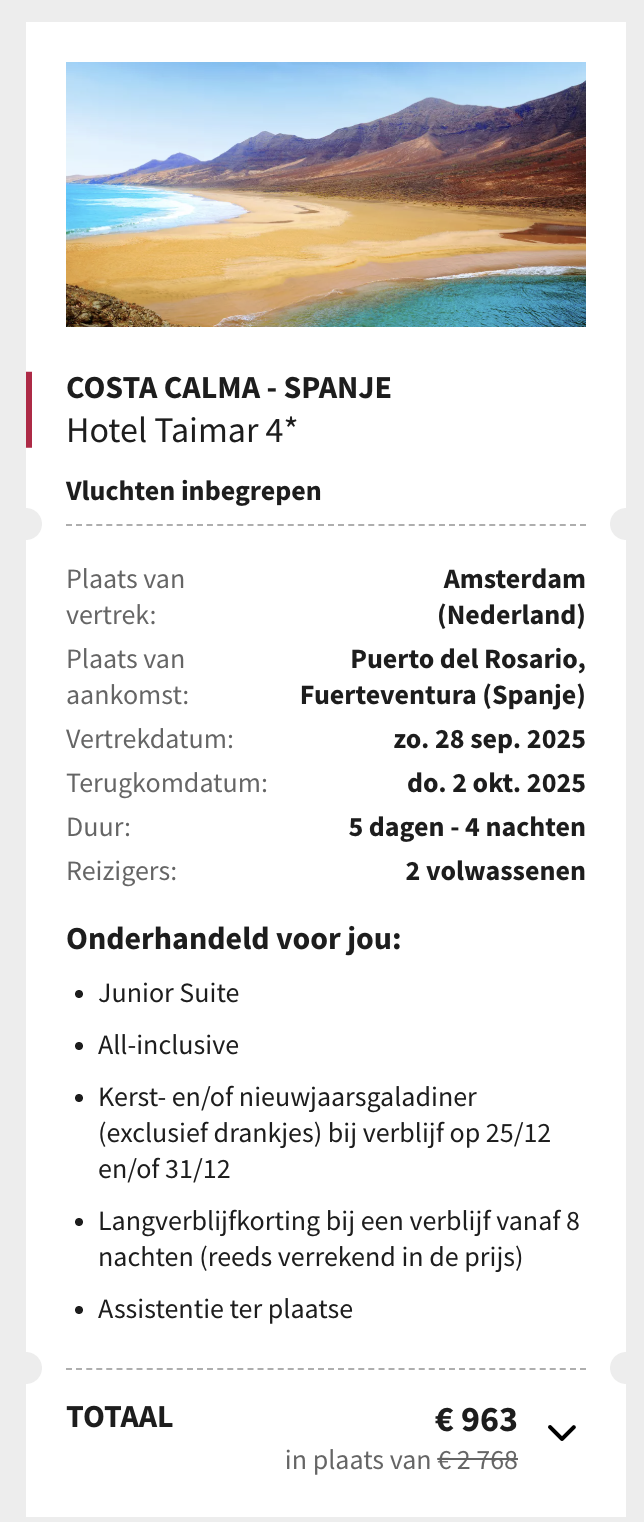 Partner Link voyageprive_nl_packages_direct