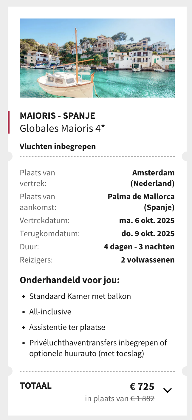 Partner Link voyageprive_nl_packages_direct