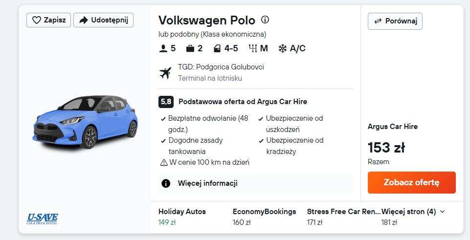 Partner Link kayak_pl_car_wl