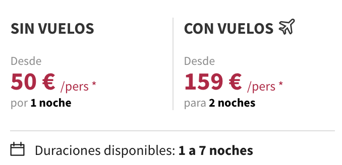Partner Link voyageprive_es_packages_direct