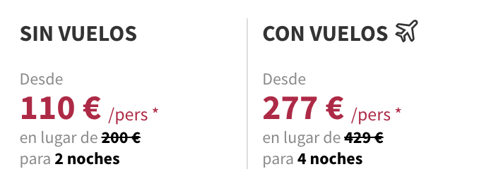 Partner Link voyageprive_es_packages_direct