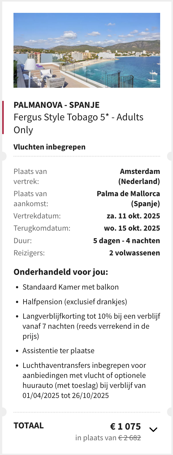 Partner Link voyageprive_nl_packages_direct