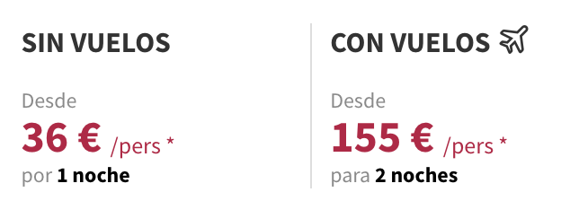 Partner Link voyageprive_es_packages_direct