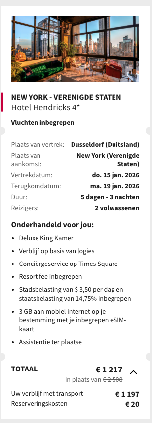 Partner Link voyageprive_nl_packages_direct
