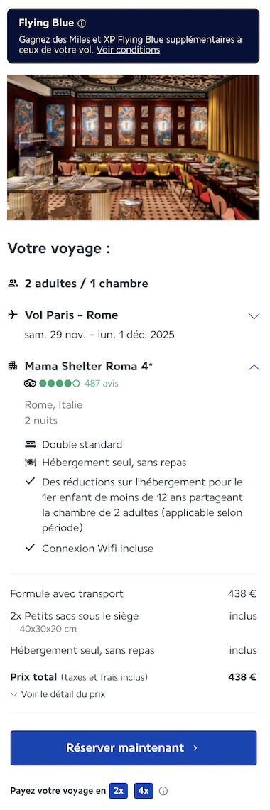 Partner Link lacollectionairfrance_fr_packages_direct
