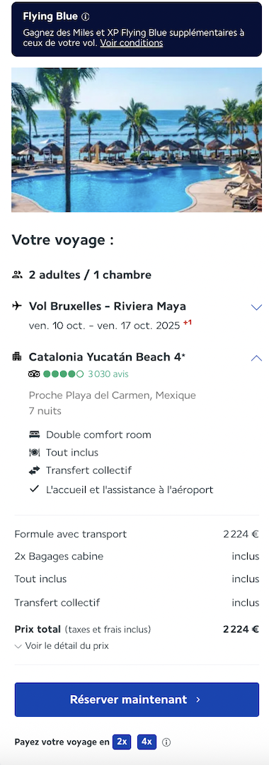 Partner Link lacollectionairfrance_fr_packages_direct