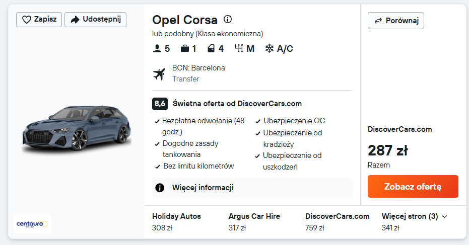 Partner Link kayak_pl_car_wl