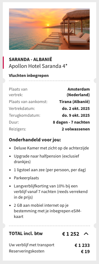 Partner Link voyageprive_nl_packages_direct