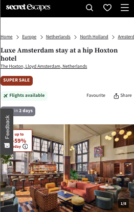 Partner Link secretescapes_uk_packages_affiliate