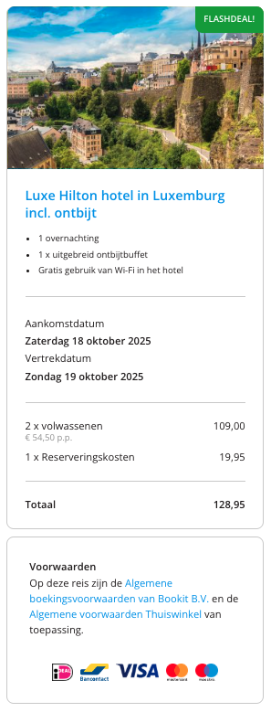 Partner Link traveldeal_nl_packages_affiliate