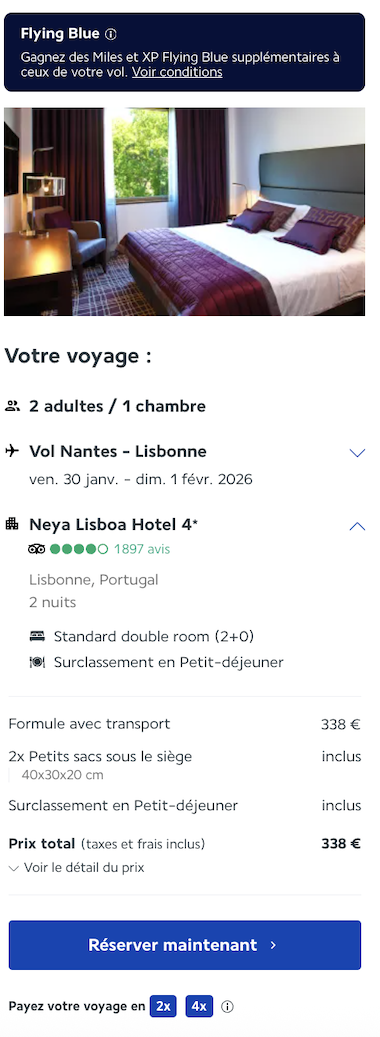 Partner Link lacollectionairfrance_fr_packages_direct