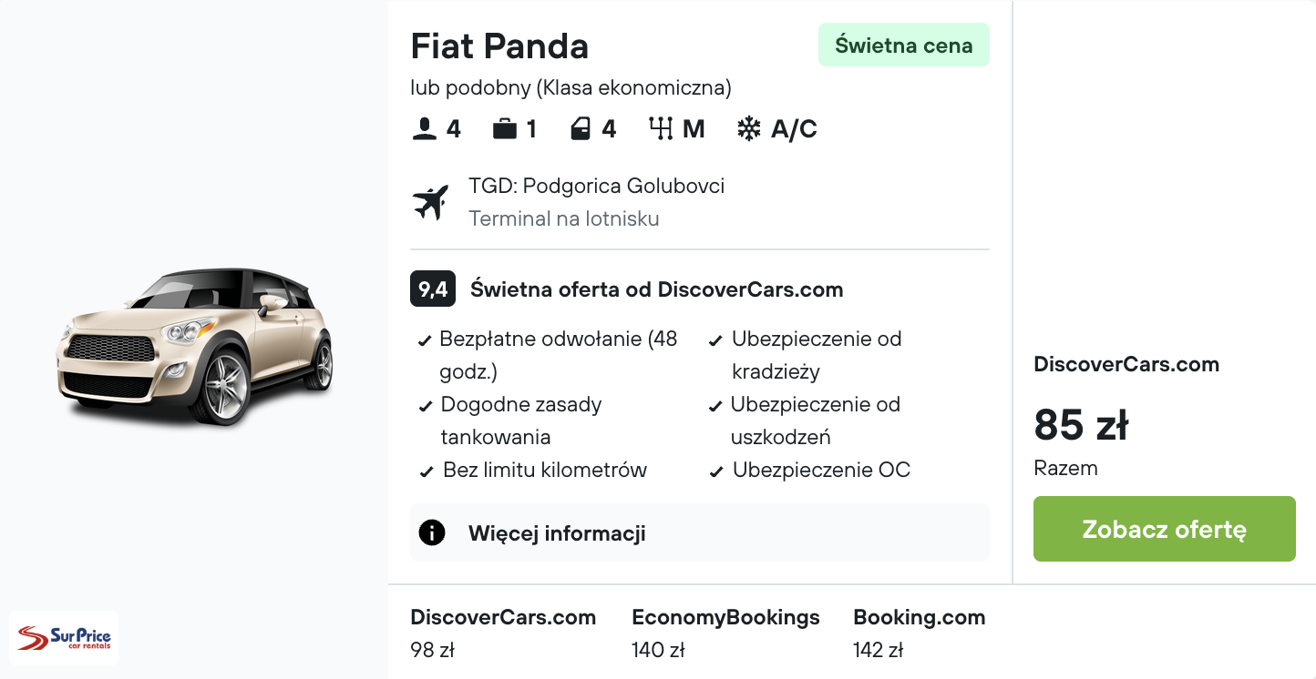 Partner Link kayak_pl_car_wl