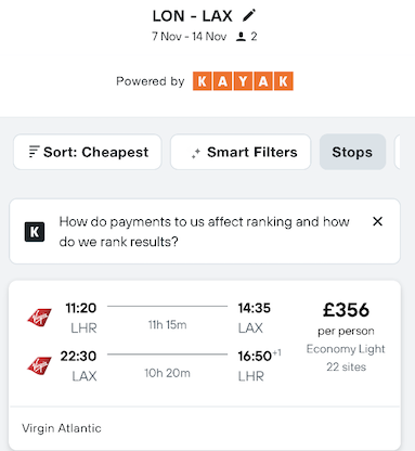Partner Link kayak_uk_flights_wl