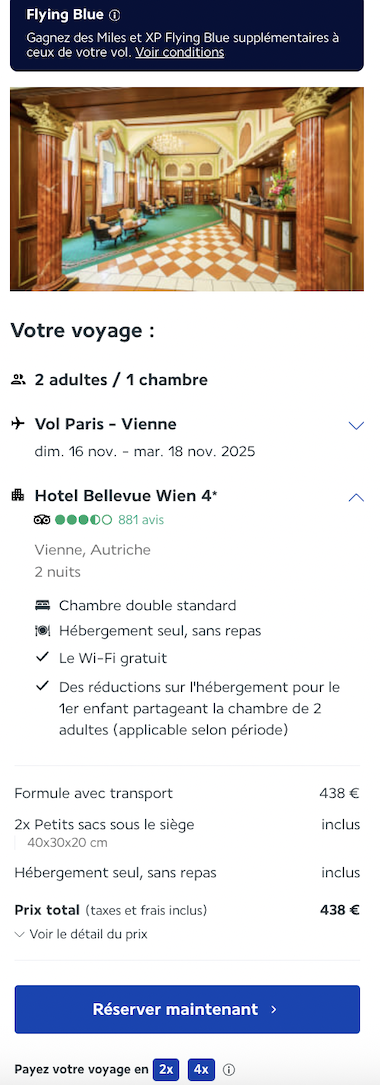 Partner Link lacollectionairfrance_fr_packages_direct