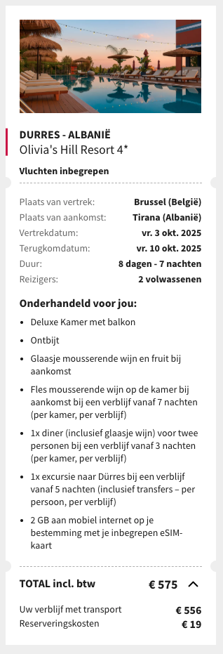 Partner Link voyageprive_nl_packages_direct