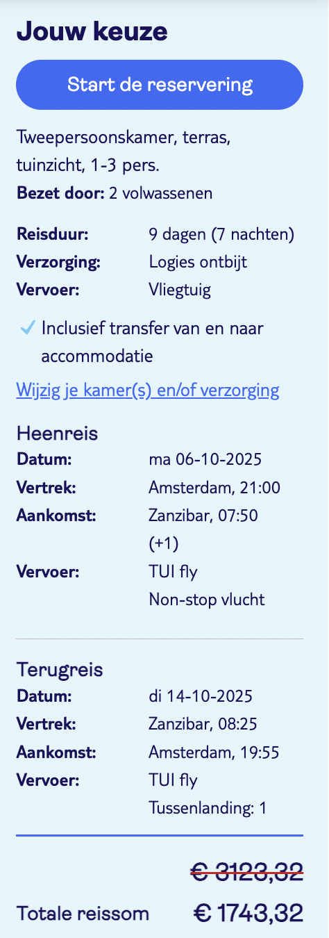 Partner Link tui_nl_packages_affiliate