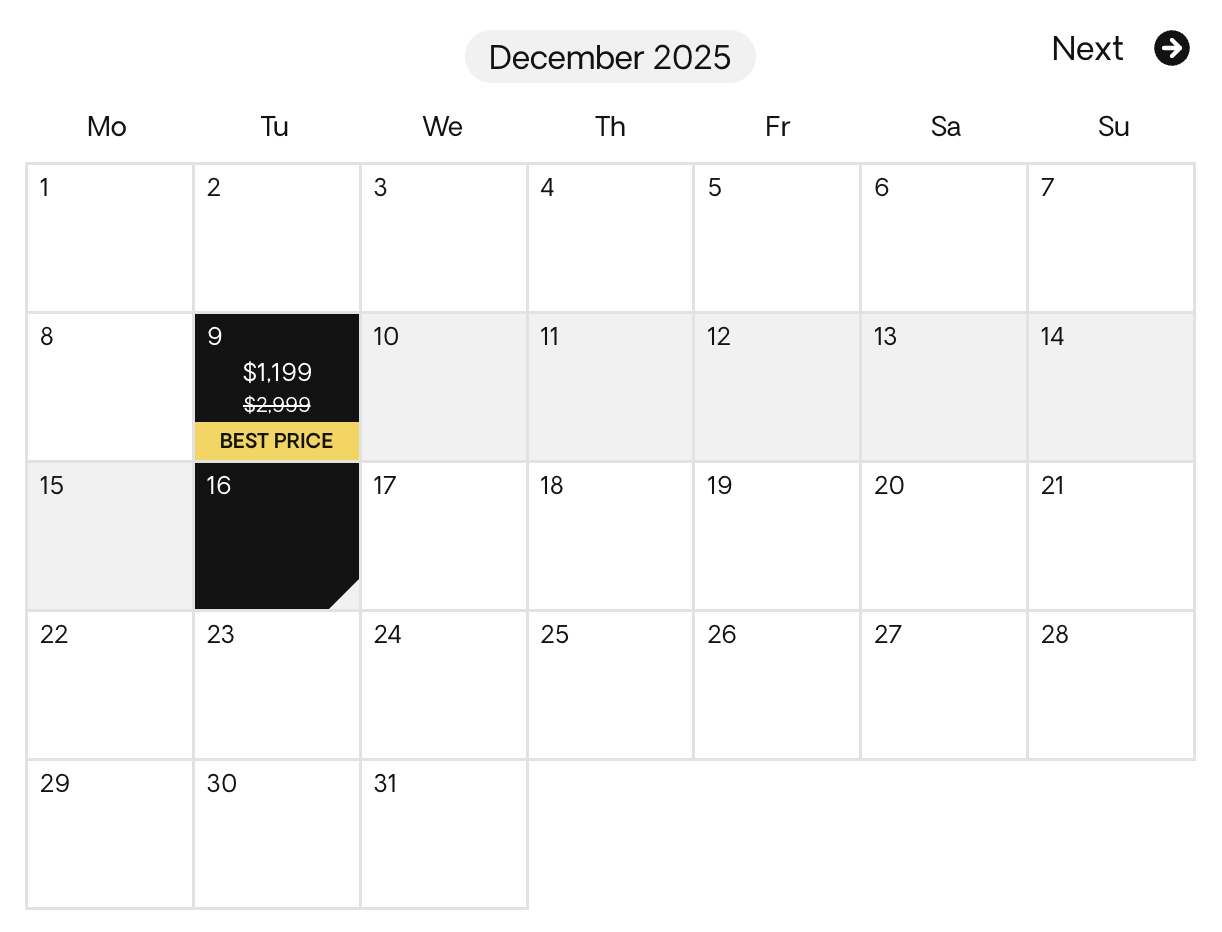 Screenshot taken on November 15th