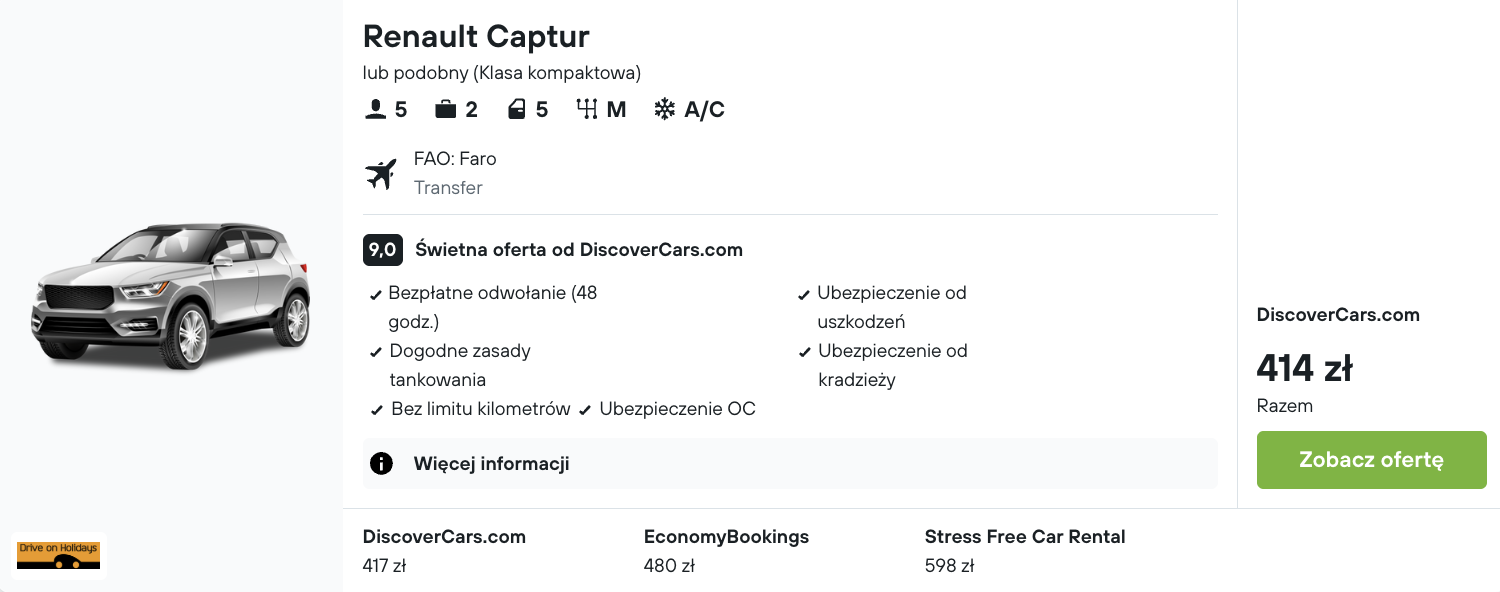 Partner Link kayak_pl_car_wl