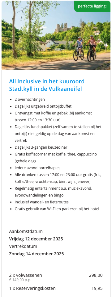 Partner Link traveldeal_nl_packages_affiliate