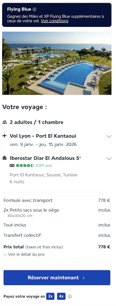 Partner Link lacollectionairfrance_fr_packages_direct