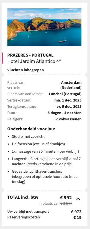 Partner Link voyageprive_nl_packages_direct