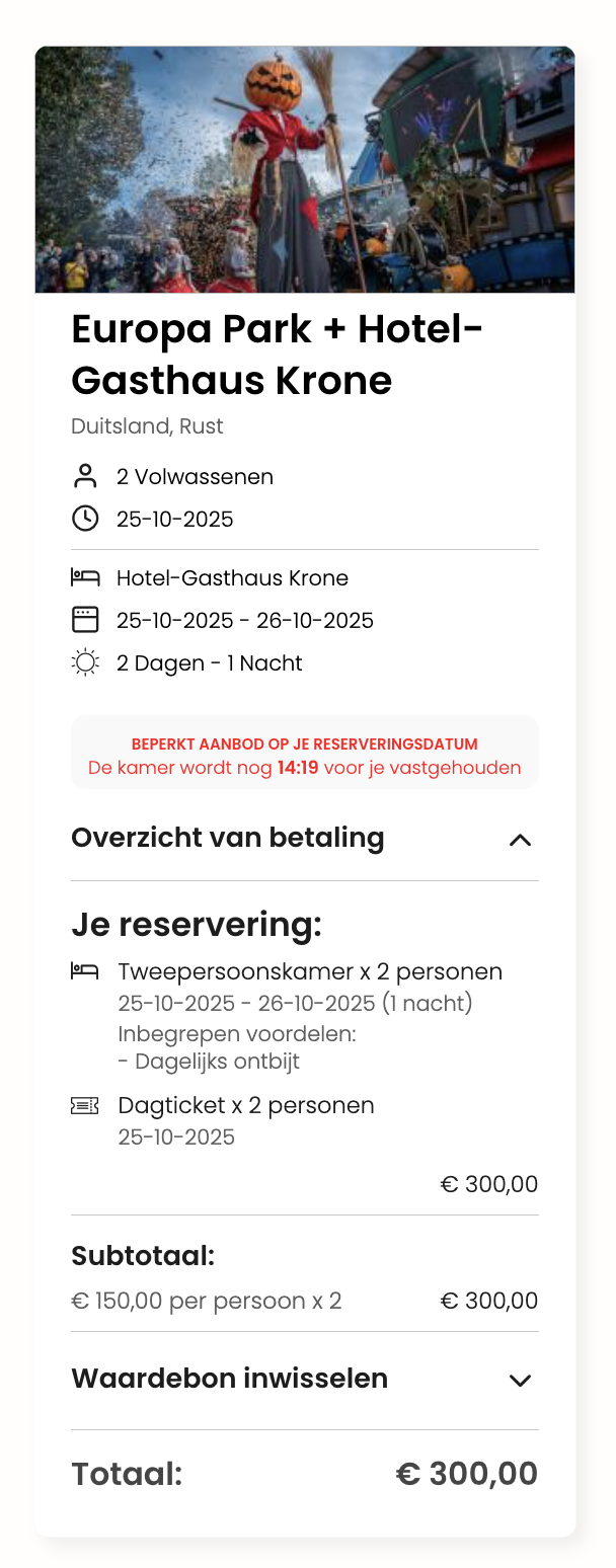 Partner Link travelcircus_nl_packages_direct