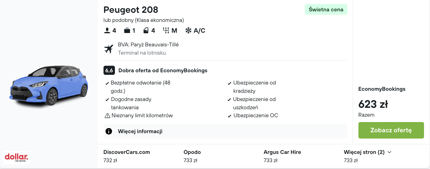 Partner Link kayak_pl_car_wl