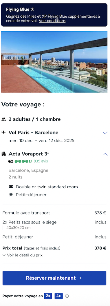 Partner Link lacollectionairfrance_fr_packages_direct