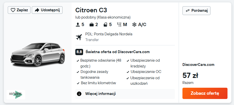 Partner Link kayak_pl_car_wl