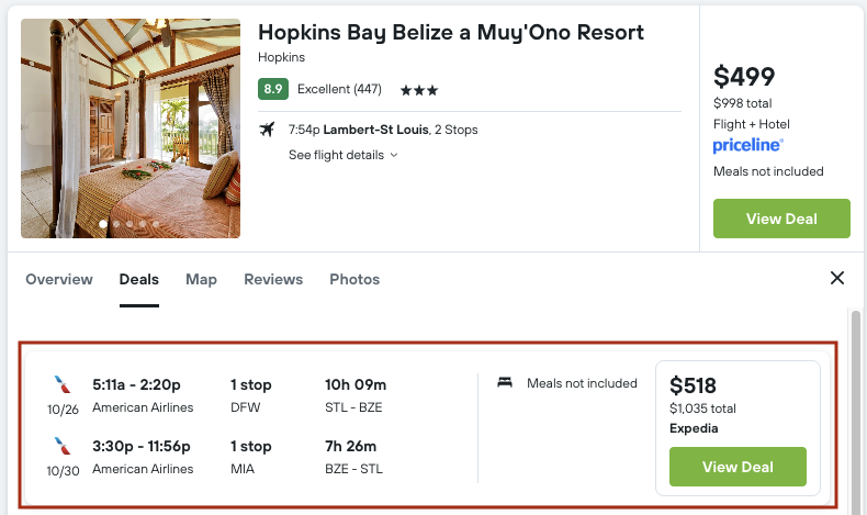 Partner Link kayak_us_packages_wl