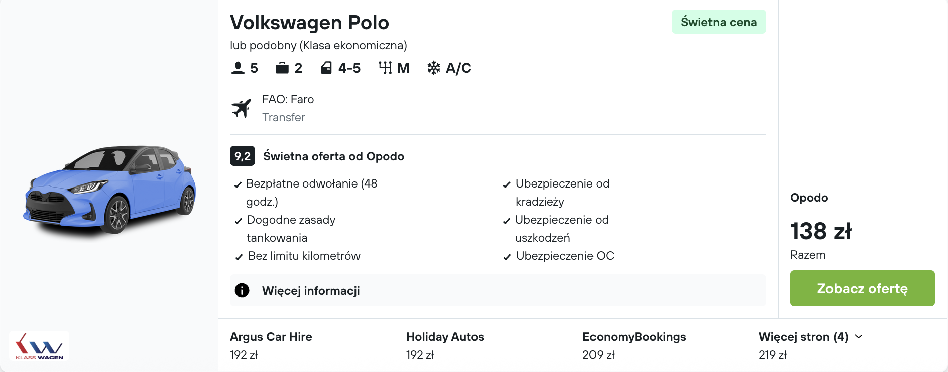 Partner Link kayak_pl_car_wl