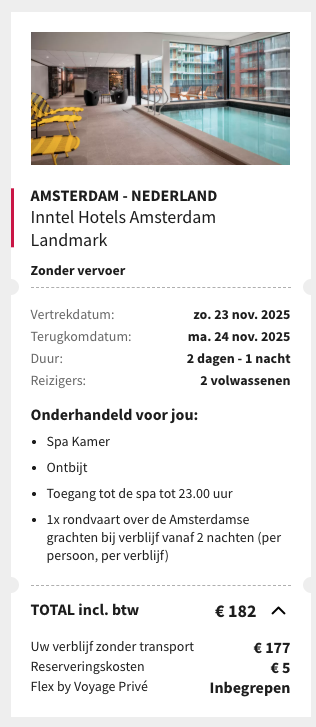 Partner Link voyageprive_nl_packages_direct