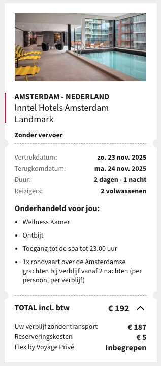 Partner Link voyageprive_nl_packages_direct