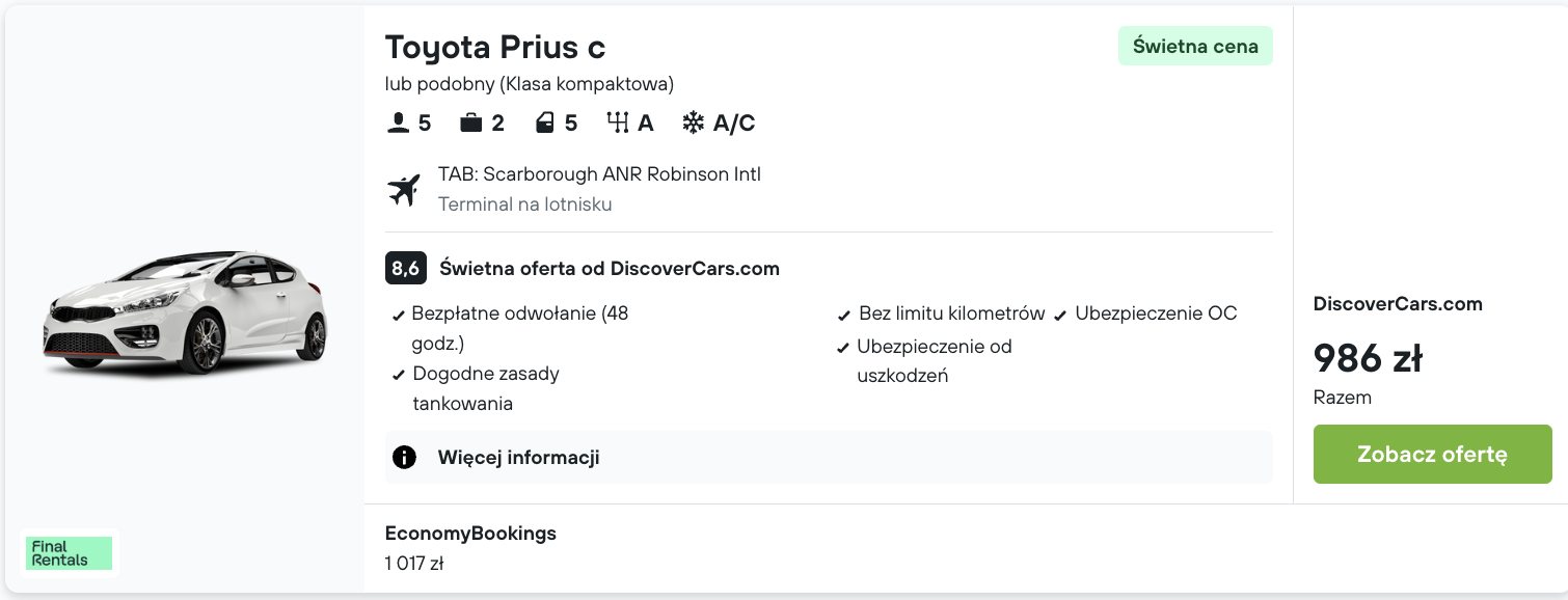 Partner Link kayak_pl_car_wl